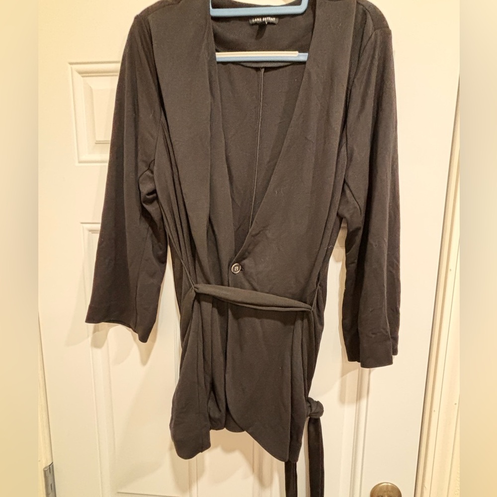 LANE BRYANT - CROSS OVER TIE JACKET